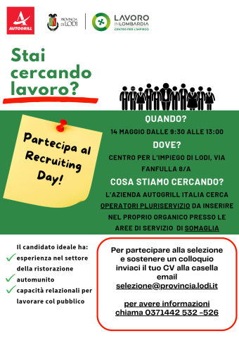 Recruiting Day! - 14.05.2024